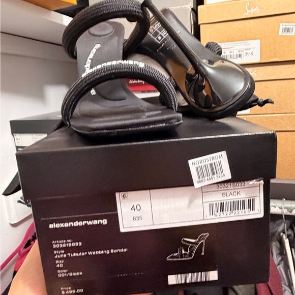 Alexander Wang Black Tubular Sandals - Picture 2 of 4